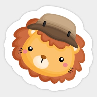 baby lion Sticker